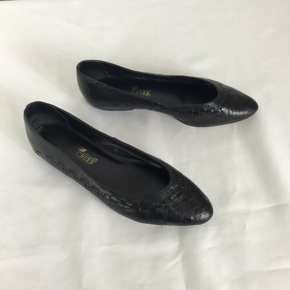 CABIN Creek Women’s Black Leather Flats size 6 - Picture 5 of 16